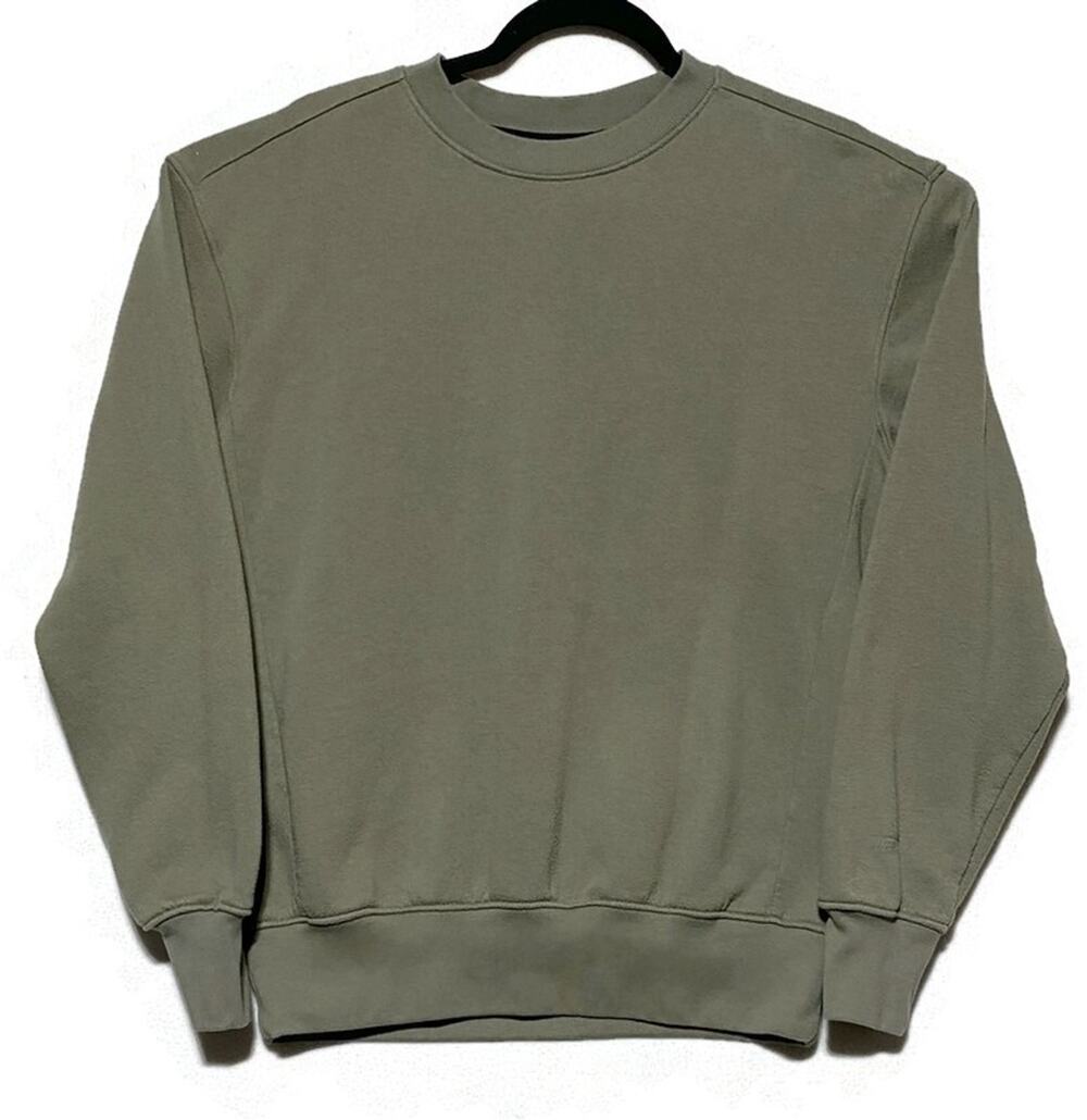 TA Sport Men's Medium Army Green Crewneck Sweatshirt Pullover Casual